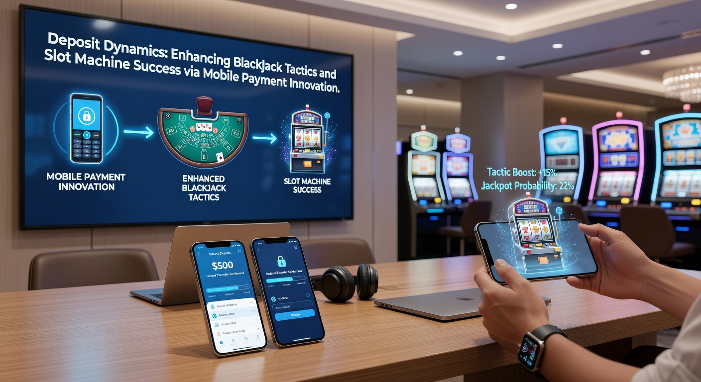 Spieler nutzt mobiles Gerät für schnelle Einzahlung während Slot-Session