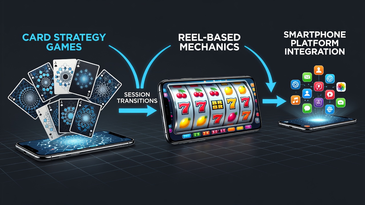 Darstellung von Auszahlungsfrequenzen nach Sitzungsübergängen mit Diagrammen zu mobilen Spielmustern