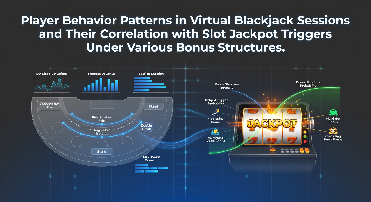 Analyse von Spielerverhaltensmustern in virtuellen Blackjack-Sitzungen mit Fokus auf Slot-Jackpot-Trigger und Bonusstrukturen